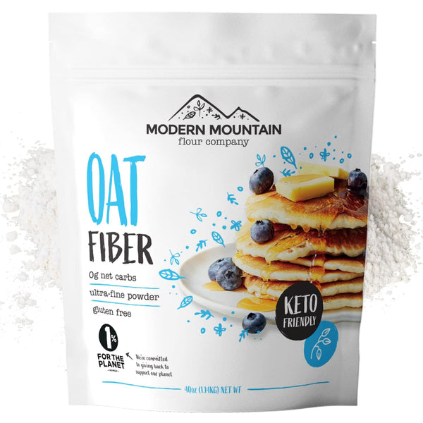 Oat Fiber (2.5 lb) For Baking Low Carb and Keto, 0g Net