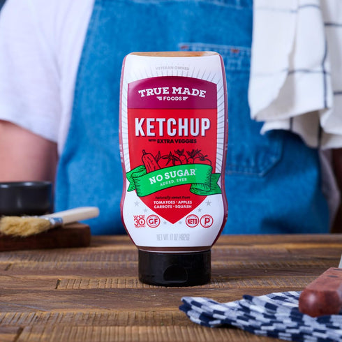 17 oz True Made Foods, No Added Sugar Vegetable Ketchup Squeeze