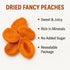 1 Lb Anna and Sarah Dried Fancy Peaches in Resealable Bag