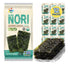 KIMNORI Seasoned Seaweed Snacks Sheets – Organic Sea Salt Flavor, 12 Packs, 4g 0.14 Ounce, Roasted Crispy Laver
