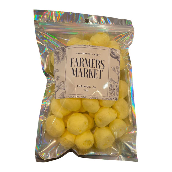 Generic Farmers Market Freeze-Dried Banana Taffy - Banana Candy, Natural Flavor, Freeze-dried Fruit