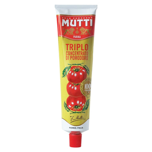 Mutti Triple Concentrated Tomato Paste (Triplo Concentrato), 6.5 oz. Tube |2 Pack
