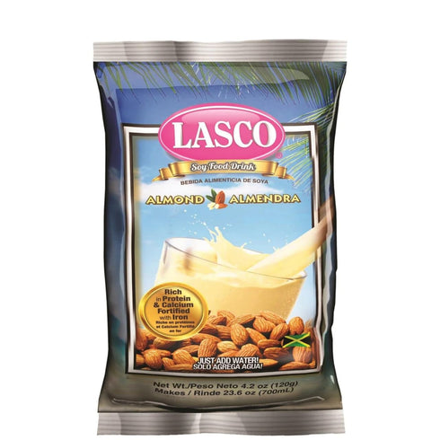 LASCO Soy Food Drink Almond, 4.2 oz (120 g) Single Sachet | Jamaican