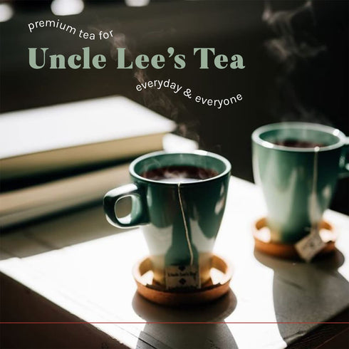 Uncle Lee's Tea Organic Decaf Green Tea, 18 Tea Bags per Box, 100% Natural Premium Green Tea Bags, Enjoy Hot or Iced
