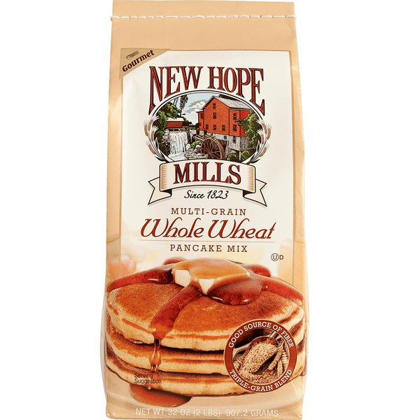 Multigrain Whole Wheat Pancake Mix by New Hope Mills - Sugar-Free &