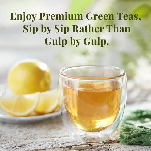 100 The Republic of Tea - Organic Turmeric Ginger Green Tea Super Refill, Tea Bags, Naturally Caffeinated