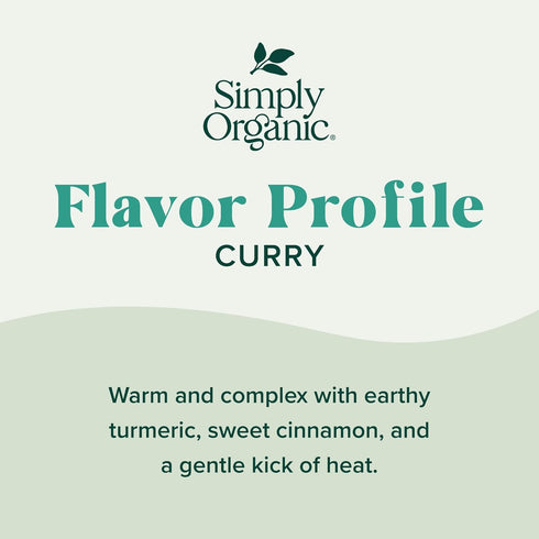 3-Ounce 3-Pack, 11 Simply Organic Certified Organic Curry Powder, Aromatic Blend Indian Cooking Spice for Meat