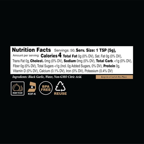 8.8oz (Pack 2) MW Polar Black Garlic Puree (Roasted)