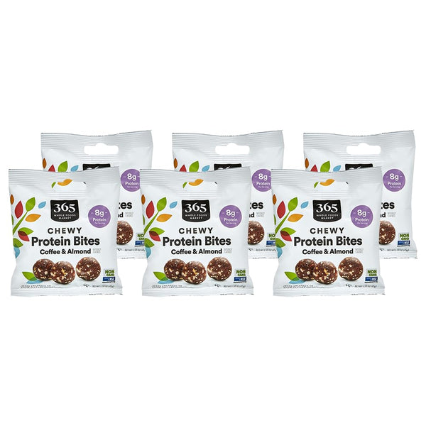 365 by Whole Foods Market, Protein Chewy Bites Coffee Almond, 1.58 Ounce