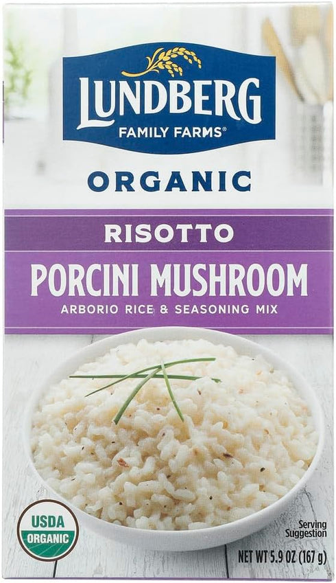 Lundberg Organic Porcini Wild Mushroom Risotto 5.90 Ounces (Case of 6)