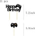 11 Pcs Video Game Happy Birthday Cake Toppers Set - Game Controllers Cupcake Decorations Picks for Kids or Man Party