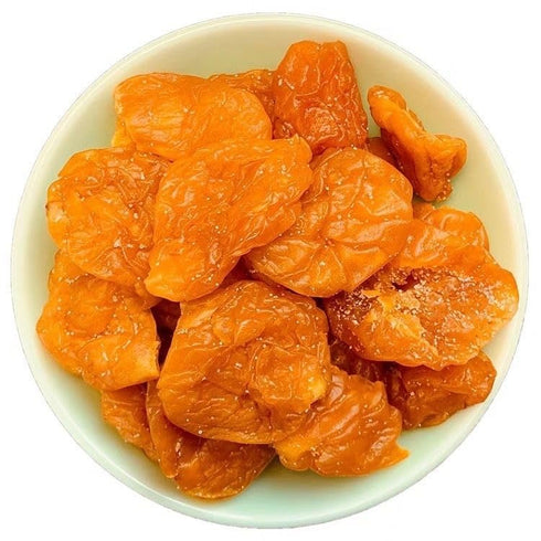 HUANYOUREN 300g (10.58oz) Dried loquat with bamboo salt, seedless loquat, dried loquat fruit, and snacks for leisure