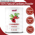 1LB/ 454g, 100% Premium Cranberry Juice Powder One Ingredient, Made with Wild Cranberries, No Additives & No Sugar
