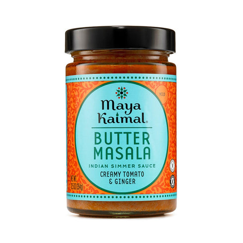 Maya Kaimal Butter Masala Sauce, 12.5 oz, Mild Indian Simmer Sauce with