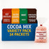 Generic Pack 34 Packets Hot Chocolate Cocoa Mix Variety Gift Individual French Vanilla, Salted Caramel, Mint