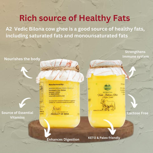 Indicow A2 (A2 500ml) Farms Cow Ghee Cow (Sahiwal)