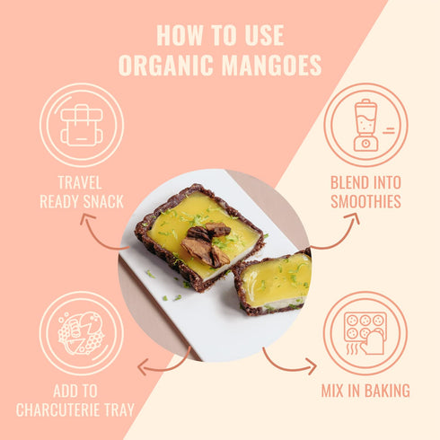 6 (30 Packs) Packs Sunny Fruit Soft Organic Dried Mangoes - Bags Individual Portion | No Preservatives, Sulfides