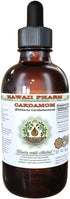 Cardamom Alcohol-Free Liquid Extract, Organic Cardamom Dried Seed Glycerite, Hawaii Pharm, 2 oz