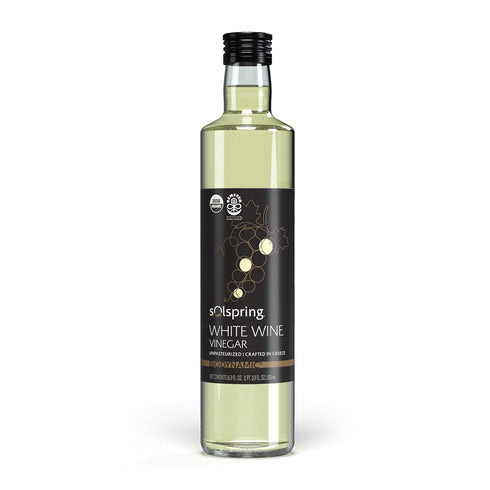 Dr. Mercola Solspring White Wine Vinegar - Biodynamic Organic Vinegar - Crafted