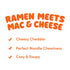 3.92 oz (Pack 8) Cheesy Ramen Spicy Cheddar Soup Ramen | Bold, Cheesy Heat, Korean-Style Spice |