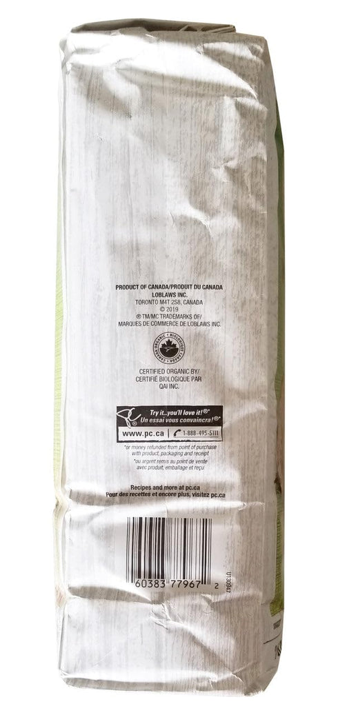 Loblaws Inc. 2.5kg/5.5 lbs. President's Choice Organics Whole Wheat Flour Bag (Imported from Canada)