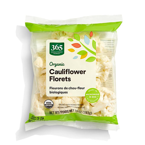 365 by Whole Foods Market , Organic Cauliflower Florets, 10 oz