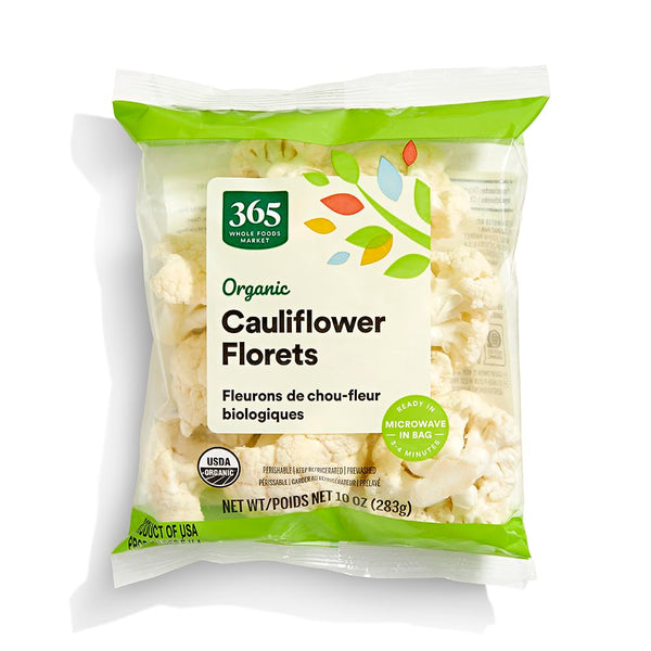 365 by Whole Foods Market , Organic Cauliflower Florets, 10 oz