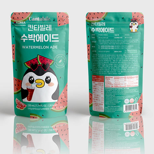 Generic 10, Cantabile Korean Convenience Store Pouch Drink Ready-to-Drink Refreshing Beverage Imported from Korea (Box
