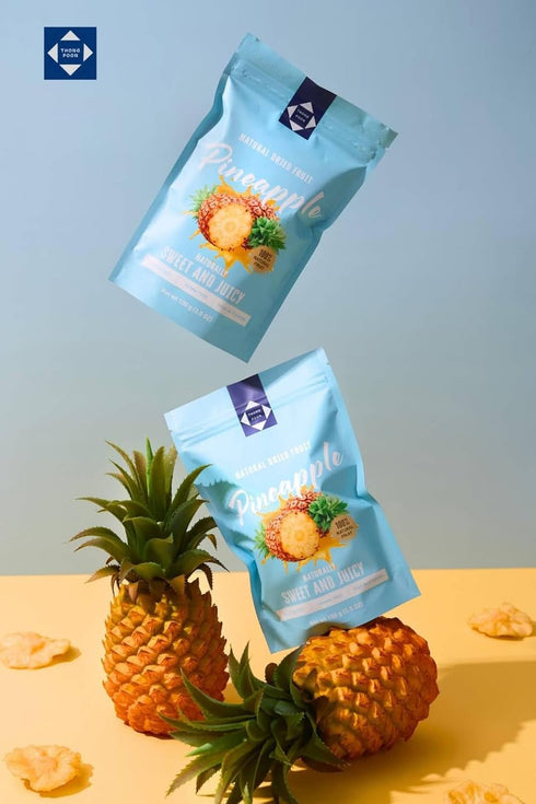 21OZ (600gram) (Pack 6) Natural Dried Pineapple Premium Quality, Naturally Sweet & Juicy, Soft & Chewy, Gluten-Free