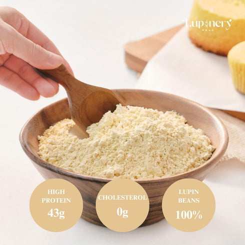 Lupinery Non-GMO Lupin Bean Meal Flour - Gluten-Free & Plant-Based Protein
