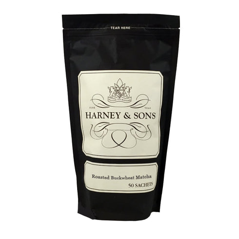 Harney & Sons Matcha Tea, Roasted Buckwheat, 50 Sachets