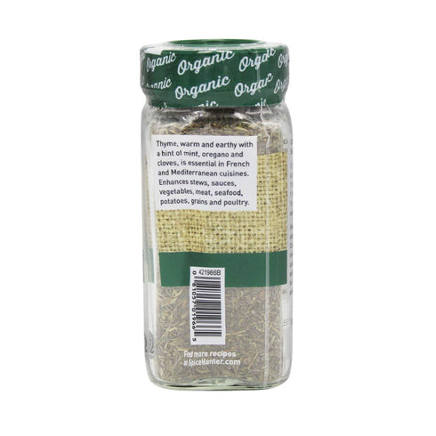 Organic Thyme, 0.6-Ounce Jar, The Spice Hunter
