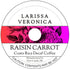 Larissa Veronica Raisin Carrot Costa Rica Decaf Coffee (Single Serve K-Cup Pods) (Gourmet, Naturally