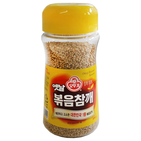 Ottogi Roasted Sesame Seeds – 3.5 oz (100g) – Premium Korean Toasted for Cooking and Seasoning