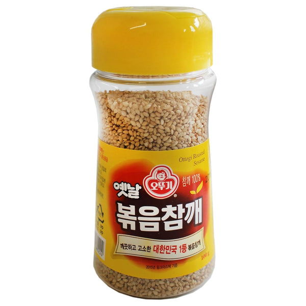 Ottogi Roasted Sesame Seeds – 3.5 oz (100g) – Premium Korean Toasted for Cooking and Seasoning