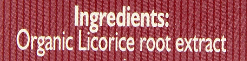 Zagarese 100% Organic Licorice, Original, 0.88 Ounce Flip Top Box