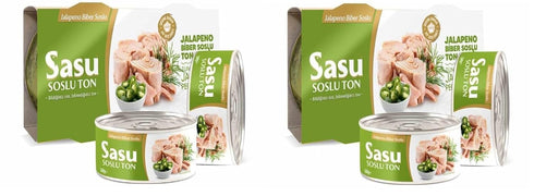 Generic Sasu Tuna with Jalapeno Pepper Sauce, Canned Fish, 5.64 Oz per Can,