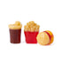 Gummy 4D Gummy 5 Gummies NY Spice Shop Burger and Fries Candy - Pound Edible Burger Shaped for Parties & Events - Fun
