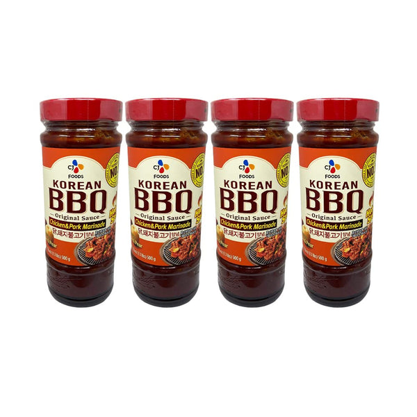 CJ Korean BBQ Chicken & Pork Marinade Sauce (Hot & Spicy) 17.63oz