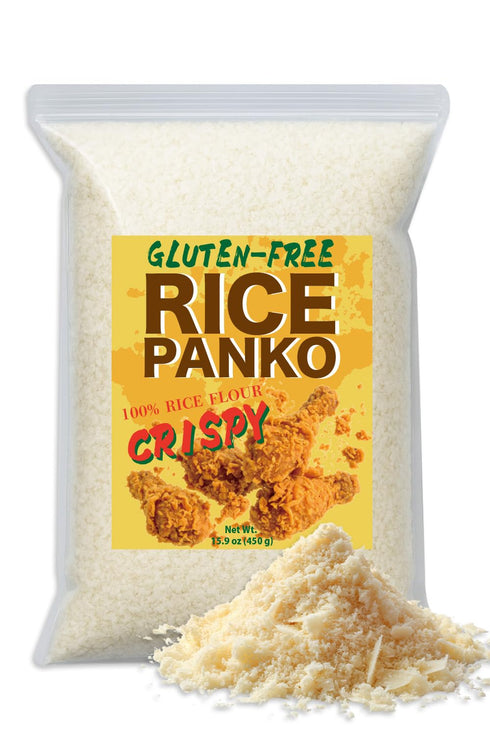 Store Gluten-Free & Wheat-Free Rice Flour Panko Made from Japanese Rice, Single Ingredient