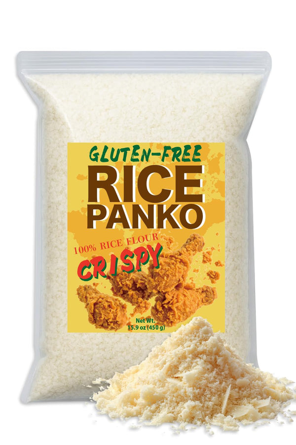 Store Gluten-Free & Wheat-Free Rice Flour Panko Made from Japanese Rice, Single Ingredient