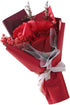 CLOZAM Immortal Mini Rose Dried Flowers Small Bouquet Valentine's Day Hand Bouquet Gift Flowers Three red Flowers