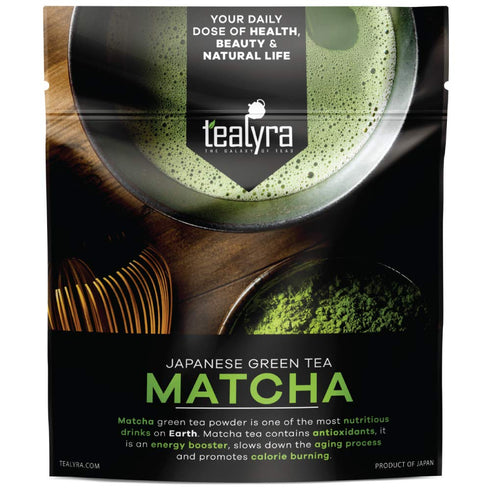 Tealyra Samurai Ceremonial Grade Japanese Matcha Green Tea, 3.50 oz, Kyoto, Japan