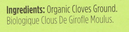 Spicely Organic Cloves Powder, 0.40 OZ ecoBox