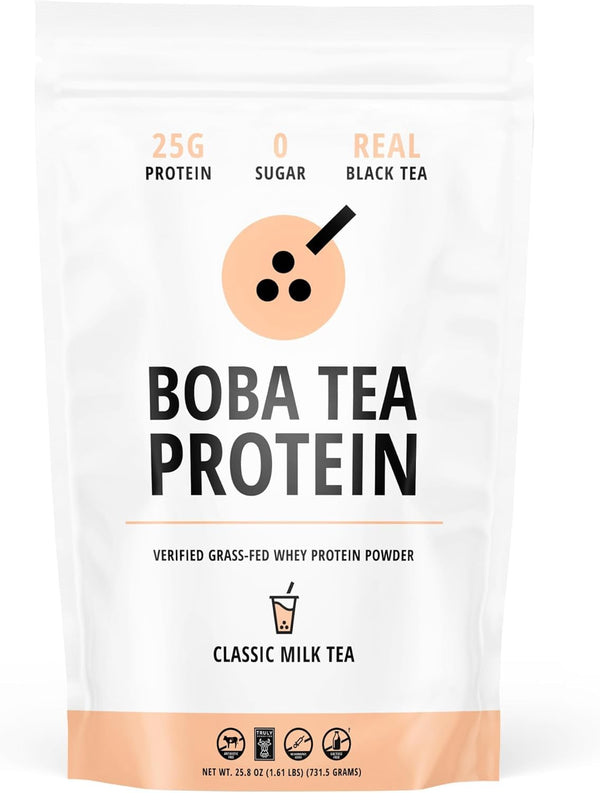 Classic Milk Tea Protein Powder | 25g Grass-Fed Whey Protein Isolate Powder