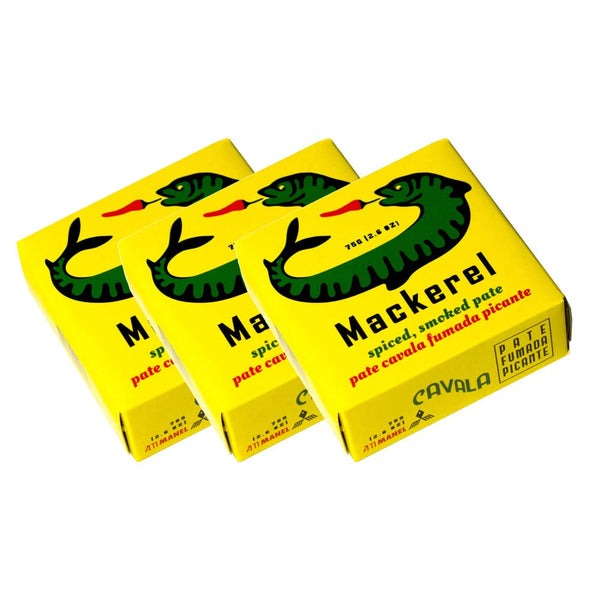 Ati Manel Portuguese Smoked Spiced Mackerel Pate | B Vitamins, Omega-3 | Tinned Seafood