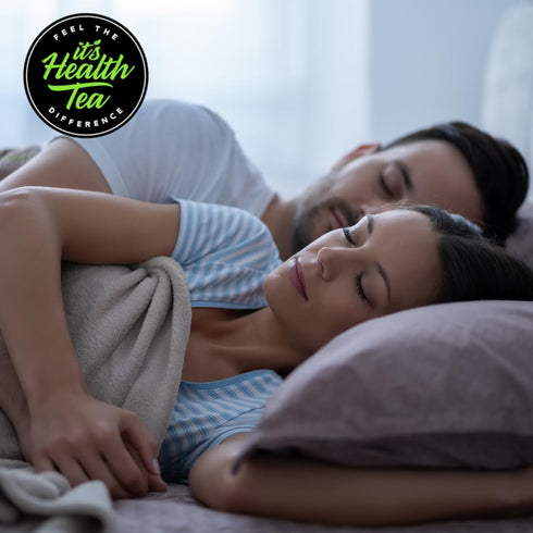 Sleep Easy Herbal Tea with Chamomile, Lavender, Lemon Balm, Valerian Root, & Passion Flower