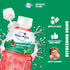 6 Pack 10.82 oz Mogu Mogu Watermelon Juice Drink with Nata de Coco (Coconut Jelly) Chewy Fruit Beverage for Kids