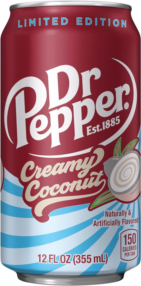 Louisiana Pantry 12 20 (12 Pack 12oz, Dr. Pepper Creamy Coconut Ounce Cans or Ounce Bottles Dr. Pepper Creamy Coconut)