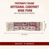 Artisanal Nitrate-Free Salami with Cabernet Wine - Naturally Cured